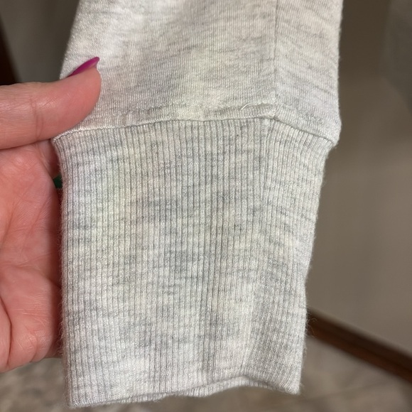 ATHLETA women’s super soft open modal back leisure top long sleeve light gray M - Picture 5 of 10